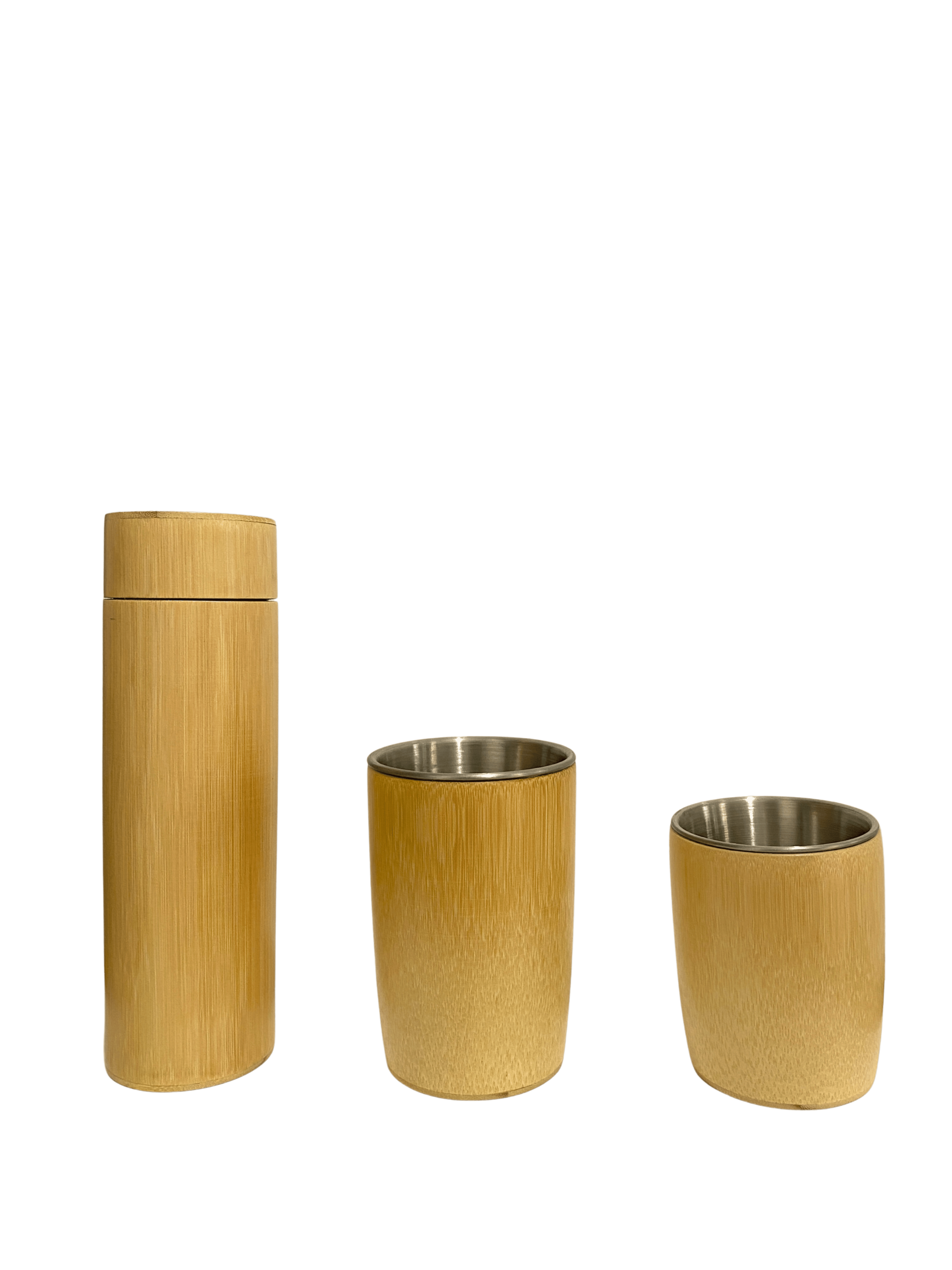 The Trinity Collection — all three Bambusa Lab products side by side